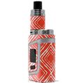 Skin Decal Wraps for Smok AL85 Alien Baby Wavey Red VAPE NOT INCLUDED