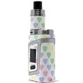 Skin Decal Wraps for Smok AL85 Alien Baby Pastel Hearts on White VAPE NOT INCLUDED