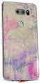 WraptorSkinz Skin Decal Wrap compatible with LG V30 Pastel Abstract Pink and Blue
