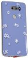 WraptorSkinz Skin Decal Wrap compatible with LG V30 Snowflakes