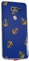 WraptorSkinz Skin Decal Wrap compatible with LG V30 Anchors Away Blue
