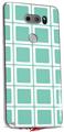WraptorSkinz Skin Decal Wrap compatible with LG V30 Squared Seafoam Green