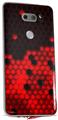 WraptorSkinz Skin Decal Wrap compatible with LG V30 HEX Red