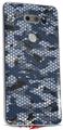 WraptorSkinz Skin Decal Wrap compatible with LG V30 HEX Mesh Camo 01 Blue