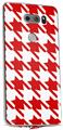 WraptorSkinz Skin Decal Wrap compatible with LG V30 Houndstooth Red