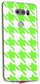 WraptorSkinz Skin Decal Wrap compatible with LG V30 Houndstooth Neon Lime Green