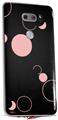 WraptorSkinz Skin Decal Wrap compatible with LG V30 Lots of Dots Pink on Black