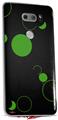 WraptorSkinz Skin Decal Wrap compatible with LG V30 Lots of Dots Green on Black
