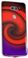 WraptorSkinz Skin Decal Wrap compatible with LG V30 Alecias Swirl 01 Red