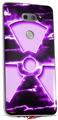 WraptorSkinz Skin Decal Wrap compatible with LG V30 Radioactive Purple