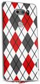 WraptorSkinz Skin Decal Wrap compatible with LG V30 Argyle Red and Gray