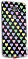 WraptorSkinz Skin Decal Wrap compatible with LG V30 Pastel Hearts on Black