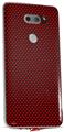 WraptorSkinz Skin Decal Wrap compatible with LG V30 Carbon Fiber Red