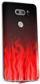 WraptorSkinz Skin Decal Wrap compatible with LG V30 Fire Red