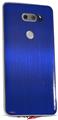 WraptorSkinz Skin Decal Wrap compatible with LG V30 Simulated Brushed Metal Blue