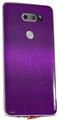 WraptorSkinz Skin Decal Wrap compatible with LG V30 Simulated Brushed Metal Purple