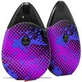 Skin Decal Wrap 2 Pack compatible with Suorin Drop Halftone Splatter Blue Hot Pink VAPE NOT INCLUDED