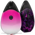Skin Decal Wrap 2 Pack compatible with Suorin Drop Smooth Fades White Hot Pink VAPE NOT INCLUDED