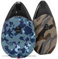 Skin Decal Wrap 2 Pack compatible with Suorin Drop WraptorCamo Old School Camouflage Camo Navy VAPE NOT INCLUDED