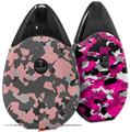Skin Decal Wrap 2 Pack compatible with Suorin Drop WraptorCamo Old School Camouflage Camo Pink VAPE NOT INCLUDED