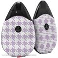 Skin Decal Wrap 2 Pack compatible with Suorin Drop Houndstooth Lavender VAPE NOT INCLUDED
