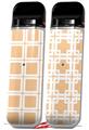 Skin Decal Wrap 2 Pack for Smok Novo v1 Squared Peach VAPE NOT INCLUDED