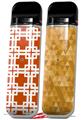 Skin Decal Wrap 2 Pack for Smok Novo v1 Boxed Burnt Orange VAPE NOT INCLUDED