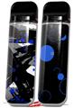 Skin Decal Wrap 2 Pack for Smok Novo v1 Abstract 02 Blue VAPE NOT INCLUDED