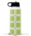 Skin Wrap Decal compatible with Hydro Flask Wide Mouth Bottle 32oz Squared Sage Green (BOTTLE NOT INCLUDED)