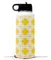 Skin Wrap Decal compatible with Hydro Flask Wide Mouth Bottle 32oz Boxed Yellow (BOTTLE NOT INCLUDED)