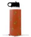 Skin Wrap Decal compatible with Hydro Flask Wide Mouth Bottle 32oz Anchors Away Burnt Orange (BOTTLE NOT INCLUDED)