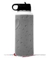 Skin Wrap Decal compatible with Hydro Flask Wide Mouth Bottle 32oz Raining Gray (BOTTLE NOT INCLUDED)