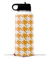 Skin Wrap Decal compatible with Hydro Flask Wide Mouth Bottle 32oz Houndstooth Orange (BOTTLE NOT INCLUDED)