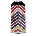 WraptorSkinz Skin Decal Wrap compatible with Yeti 16oz Tal Colster Can Cooler Insulator Zig Zag Colors 02 (COOLER NOT INCLUDED)