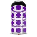 WraptorSkinz Skin Decal Wrap compatible with Yeti 16oz Tal Colster Can Cooler Insulator Boxed Purple (COOLER NOT INCLUDED)