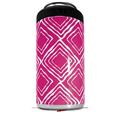 WraptorSkinz Skin Decal Wrap compatible with Yeti 16oz Tal Colster Can Cooler Insulator Wavey Fushia Hot Pink (COOLER NOT INCLUDED)