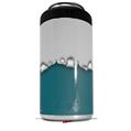WraptorSkinz Skin Decal Wrap compatible with Yeti 16oz Tal Colster Can Cooler Insulator Ripped Colors Gray Seafoam Green (COOLER NOT INCLUDED)