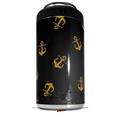 WraptorSkinz Skin Decal Wrap compatible with Yeti 16oz Tal Colster Can Cooler Insulator Anchors Away Black (COOLER NOT INCLUDED)