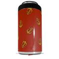 WraptorSkinz Skin Decal Wrap compatible with Yeti 16oz Tal Colster Can Cooler Insulator Anchors Away Red Dark (COOLER NOT INCLUDED)