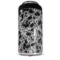 WraptorSkinz Skin Decal Wrap compatible with Yeti 16oz Tal Colster Can Cooler Insulator Scattered Skulls Black (COOLER NOT INCLUDED)