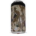 WraptorSkinz Skin Decal Wrap compatible with Yeti 16oz Tal Colster Can Cooler Insulator HEX Mesh Camo 01 Brown (COOLER NOT INCLUDED)