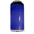 WraptorSkinz Skin Decal Wrap compatible with Yeti 16oz Tal Colster Can Cooler Insulator Raining Blue (COOLER NOT INCLUDED)