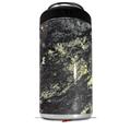WraptorSkinz Skin Decal Wrap compatible with Yeti 16oz Tal Colster Can Cooler Insulator Marble Granite 03 Black (COOLER NOT INCLUDED)
