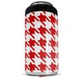 WraptorSkinz Skin Decal Wrap compatible with Yeti 16oz Tal Colster Can Cooler Insulator Houndstooth Red (COOLER NOT INCLUDED)
