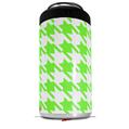 WraptorSkinz Skin Decal Wrap compatible with Yeti 16oz Tal Colster Can Cooler Insulator Houndstooth Neon Lime Green (COOLER NOT INCLUDED)