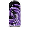WraptorSkinz Skin Decal Wrap compatible with Yeti 16oz Tal Colster Can Cooler Insulator Alecias Swirl 02 Purple (COOLER NOT INCLUDED)