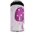 WraptorSkinz Skin Decal Wrap compatible with Yeti 16oz Tal Colster Can Cooler Insulator Mushrooms Hot Pink (COOLER NOT INCLUDED)