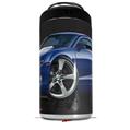 WraptorSkinz Skin Decal Wrap compatible with Yeti 16oz Tal Colster Can Cooler Insulator 2010 Camaro RS Blue (COOLER NOT INCLUDED)