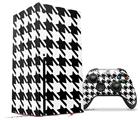 WraptorSkinz Skin Wrap compatible with the 2020 XBOX Series X Console and Controller Houndstooth Black (XBOX NOT INCLUDED)