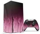 WraptorSkinz Skin Wrap compatible with the 2020 XBOX Series X Console and Controller Fire Pink (XBOX NOT INCLUDED)